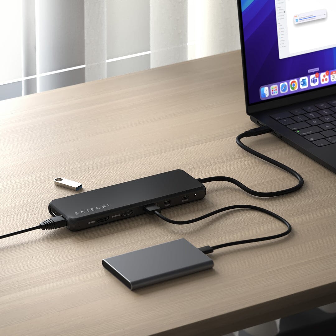 13-in-1 USB-C Triple Display Multiport Adapter