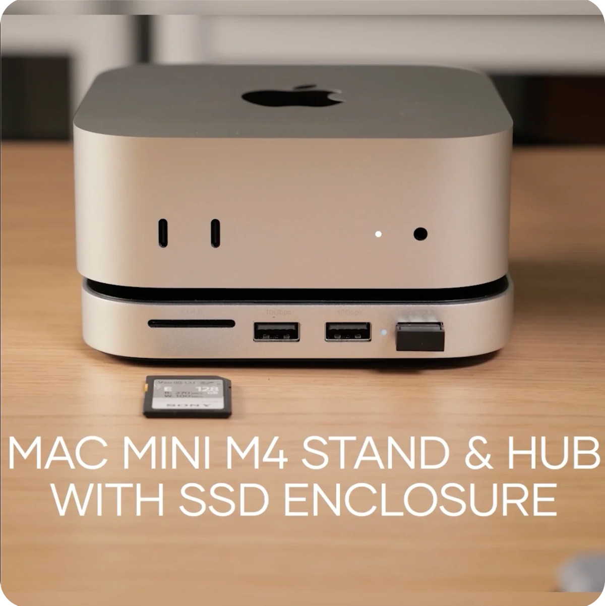 Mac Mini M4 Stand & Hub with SSD Enclosure
