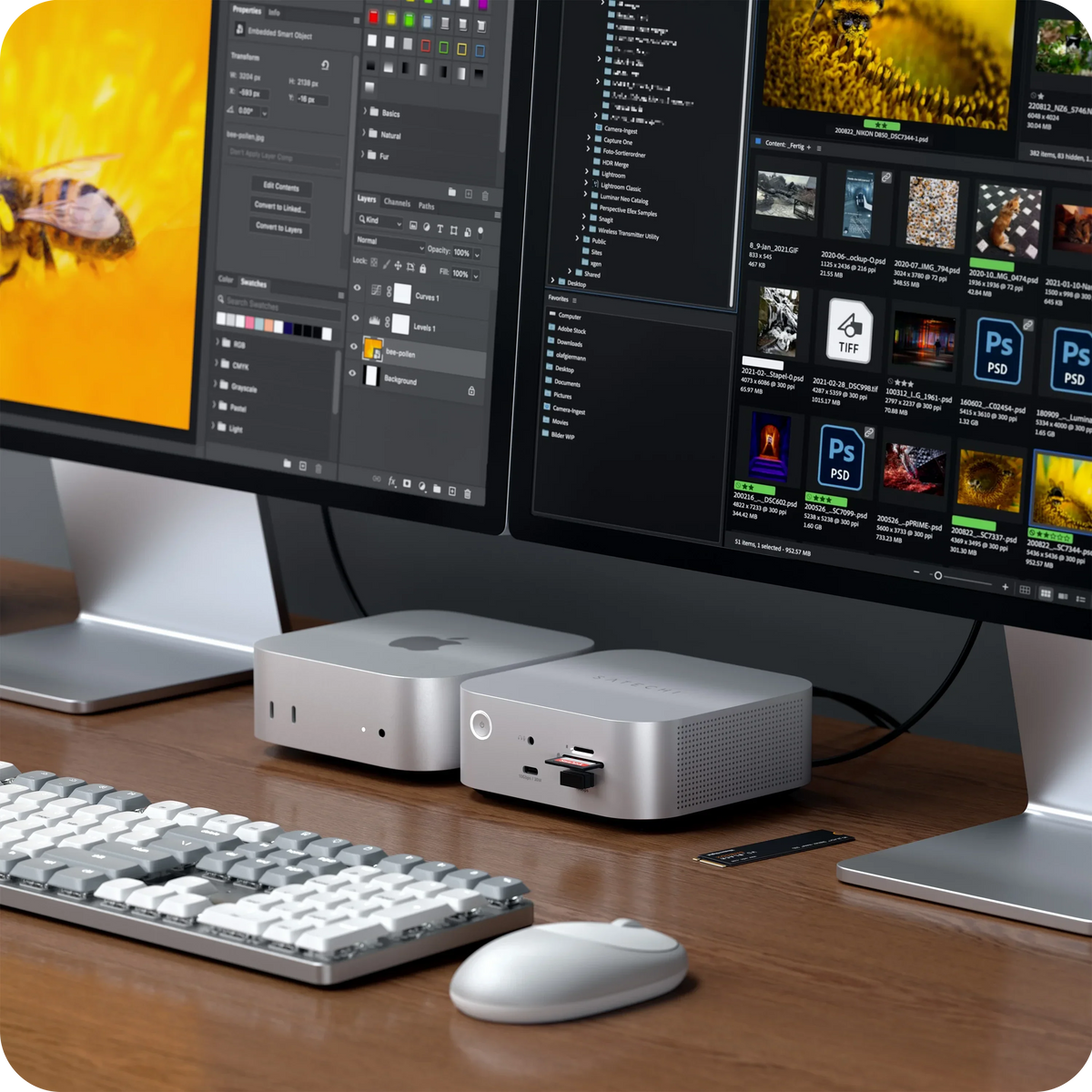 Thunderbolt 5 CubeDock with SSD Enclosure